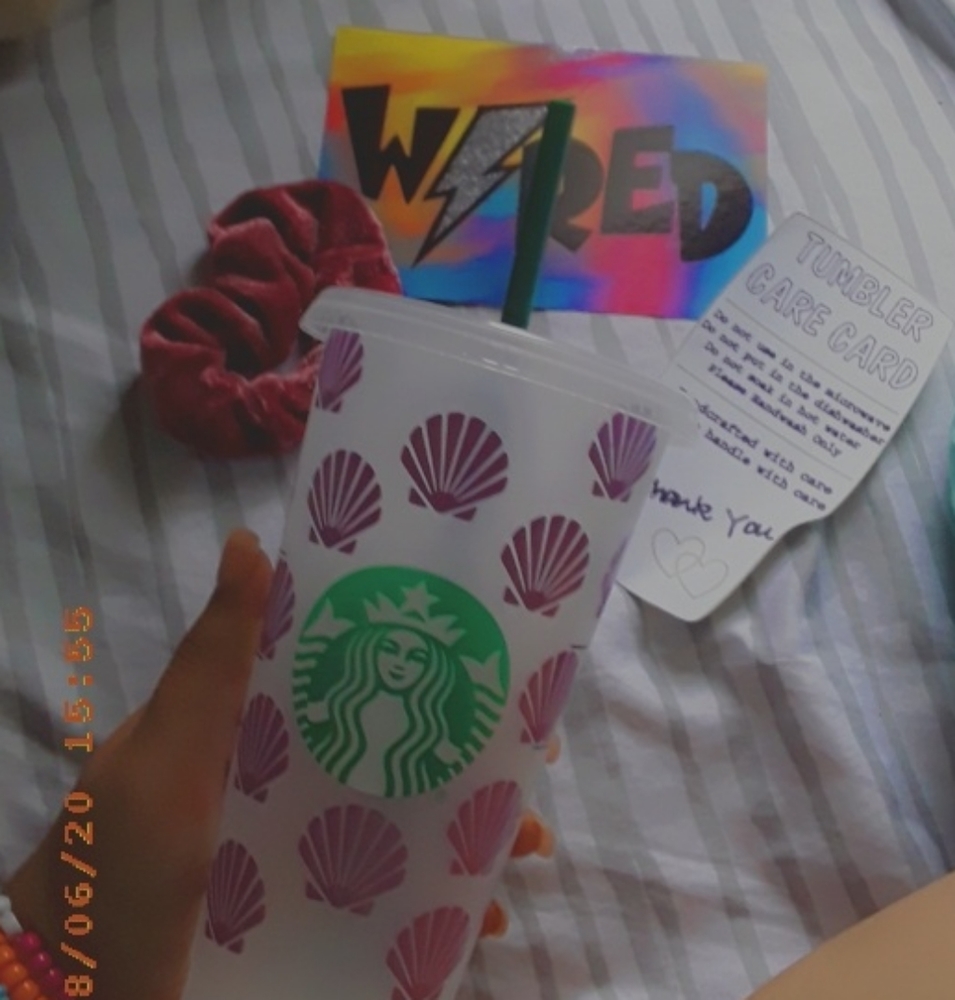 Seashell Starbucks cup